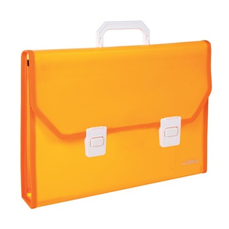 ANS Valigetta Portadisegni in PVC Colori Florescenti e Divisorio Interno 36X53X5,5 01/425