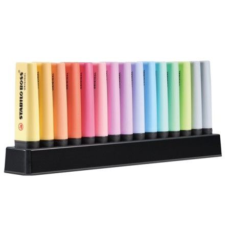 STABILO Evidenziatore Boss Desk Set Pastel 15 Pezzi