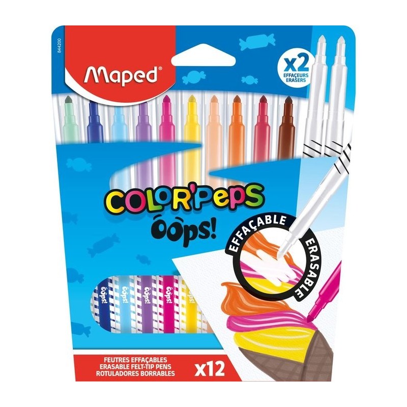 PENNARELLI CANCELLABILI OOPS da 12 84200