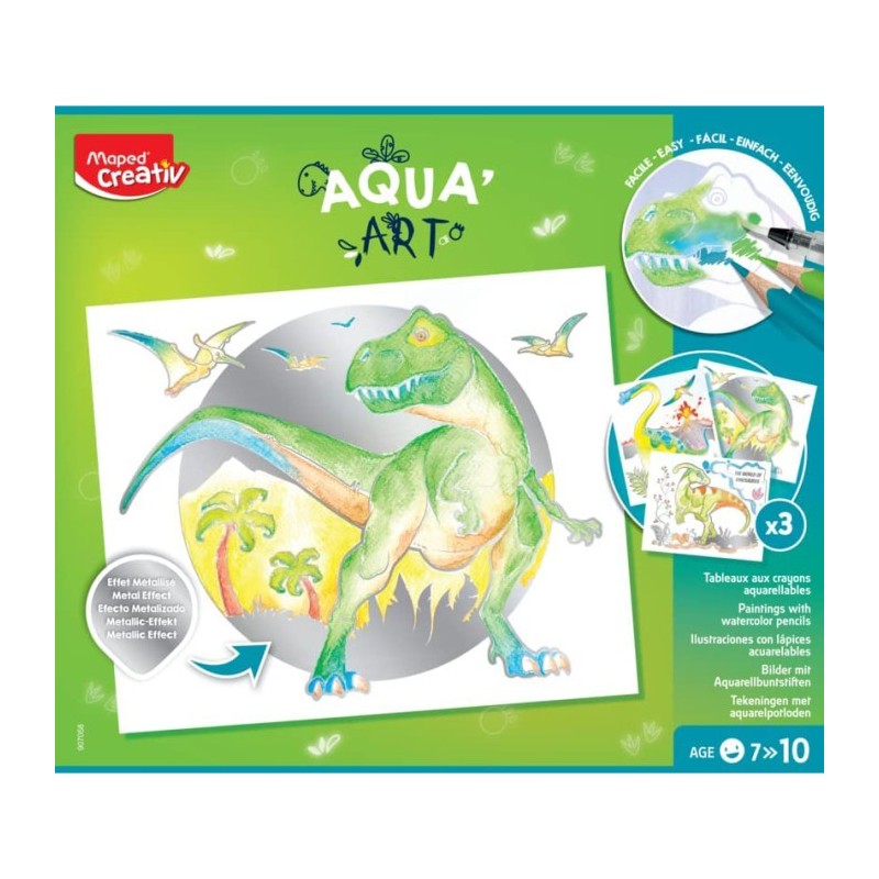 MAPED CREATIV AQUA'ART DINOSAURI 907058