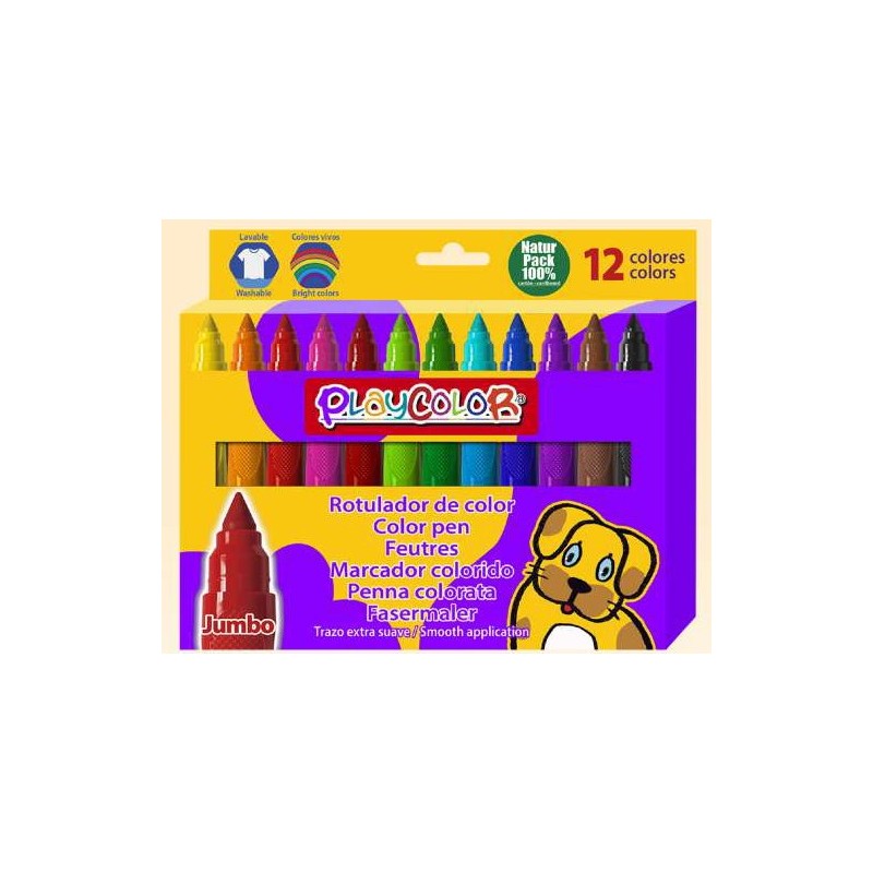 PLAYCOLOR PENNARELLI JUMBO BASIC (12 COL) 21.291