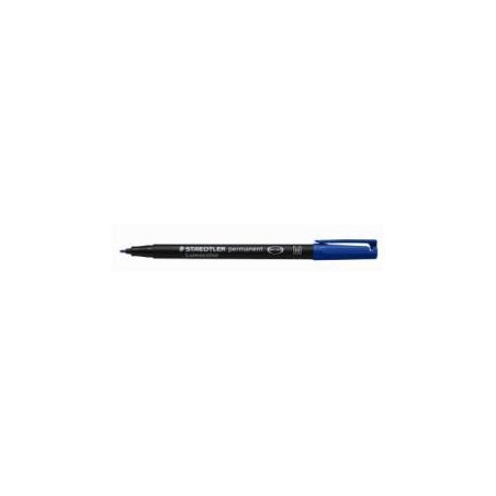 STAEDTLER Penna Marcatore Indelebile Lumocolor 317-3 Blu Punta Media 1,0 mm