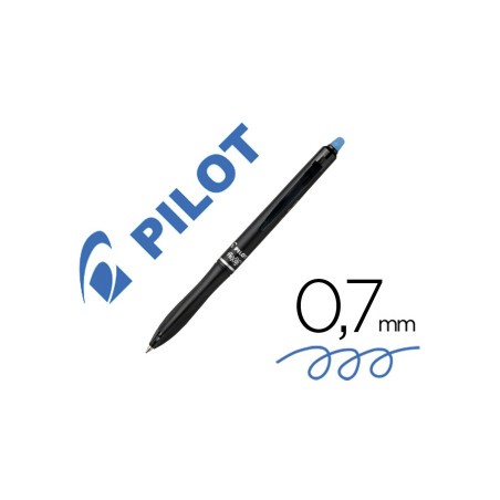 PILOT Frixion Ball Plus 10 penne cancellabili punta media 0,7 mm nero riciclabile 040339