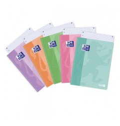 FAVORIT - OXFORD PASTEL-ON Quaderno Maxi Spiralato 1R 4 Fori 60 fogli 90gr 159144