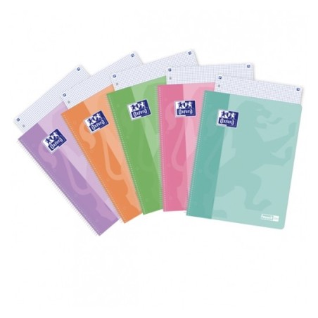 FAVORIT - OXFORD PASTEL-ON Quaderno Maxi Spiralato 1R 4 Fori 60 fogli 90gr 159144