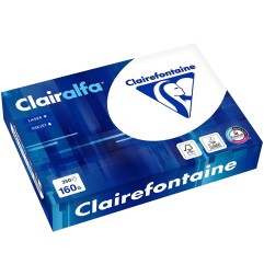 Clairefontaine Clairalfa Carta per Fotocopie A4 160g/m² 250 Fogli Bianchi 2618