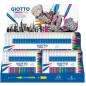 Espositore Pennarelli Doppia Punta Giotto Turbo Pro 30 Colori 10 Scatole Assortite F428200