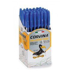 CARIOCA Biro Penna a sfera Corvina 51 Blu 50 pz 40163/02
