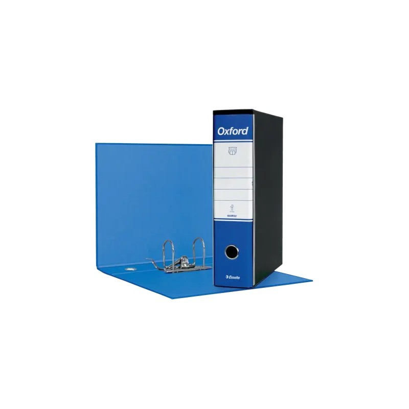Esselte Registratore d'archivio con custodia protocollo d.8 blu G85 Oxford 390785050