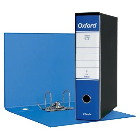 Esselte Registratore d'archivio con custodia protocollo d.8 blu G85 Oxford 390785050