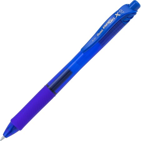 Pentel EnerGel-X BL107A Roller a Scatto 0,7 mm Inchiostro Gel Blu 12 pz