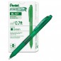 Pentel EnerGel-X BL107A Roller a Scatto 0,7 mm Inchiostro Gel Verde 12 pz