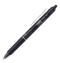 Pilot Penna Biro a Sfera Gel Cancellabile FriXion Clicker 0.7 mm Nera 12 pz 006790