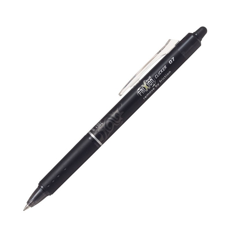 Pilot FriXion Clicker Penna Biro a Sfera Cancellabile 0.7 mm Nera 12 pz 006790