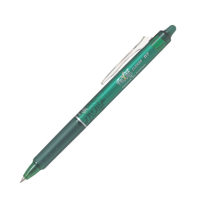 Pilot FriXion Clicker Penna a Sfera Cancellabile Verde Punta 0.7 mm 12 pz 006793