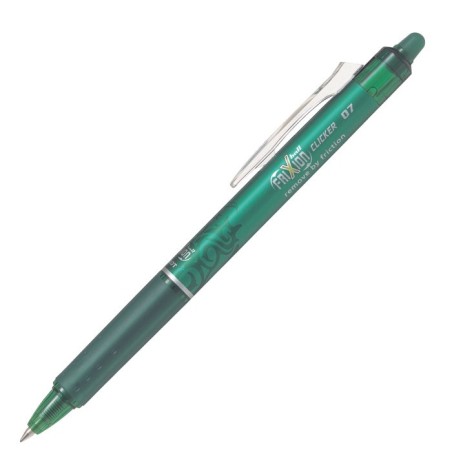 Pilot FriXion Clicker Penna a Sfera Cancellabile Verde Punta 0.7 mm 12 pz 006793