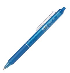 Pilot FriXion Clicker Penna a Sfera Cancellabile Celeste Punta 0.7 mm 12 pz