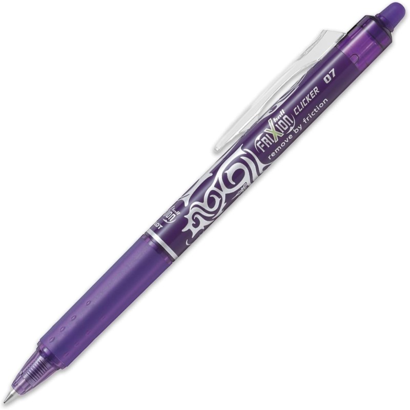 Pilot FriXion Clicker Penna a Sfera Cancellabile Viola Punta 0.7 mm 12 pz 006819