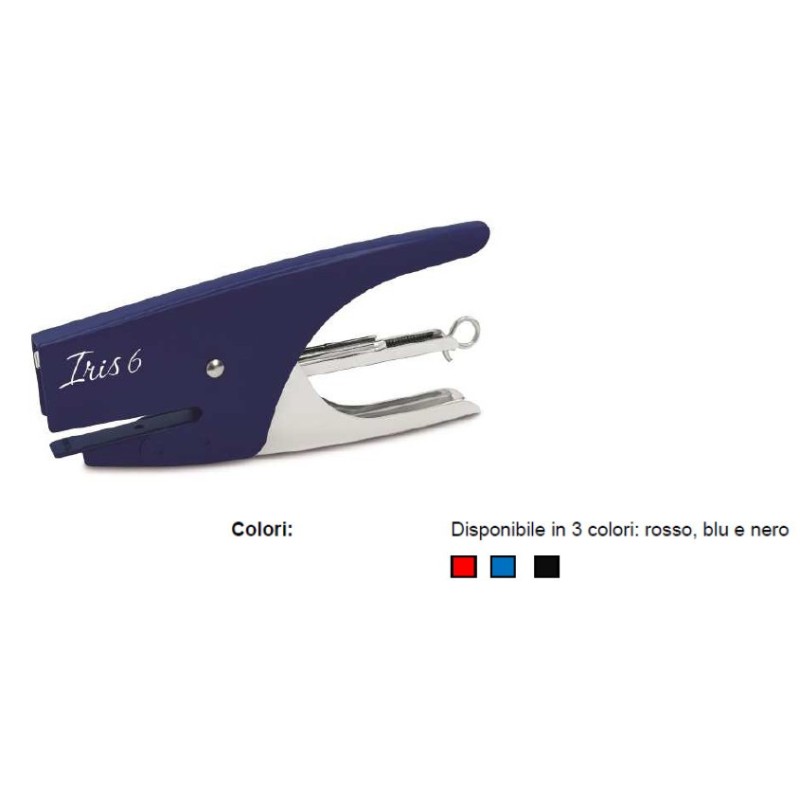 Romeo Maestri Iris-6 Cucitrice manuale a pinza punto universale 6/4