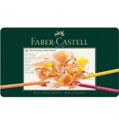 Pastelli Faber-Castell Polychromos Astuccio in metallo 36 colori 110036