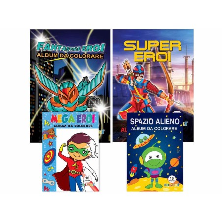 Album da colorare SUPEREROI 00100558