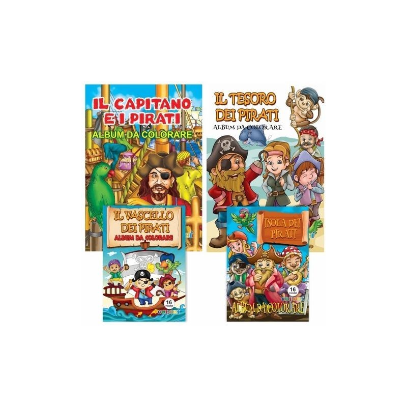 Album da colorare PIRATI 00100572