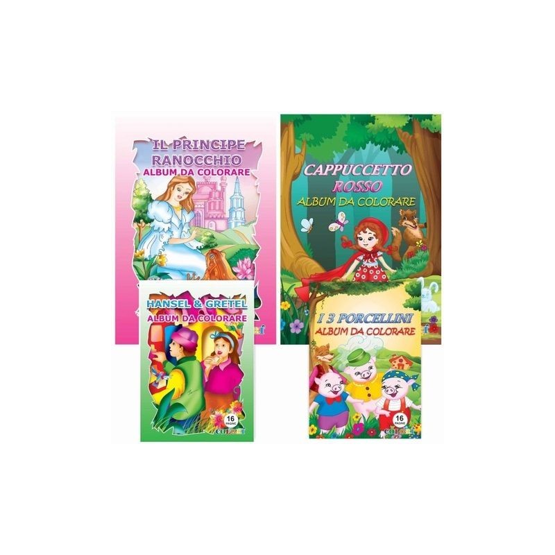 Album da colorare FIABE CLASSICHE 00100439