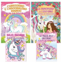 Album da colorare UNICORNI mod.A 00100523