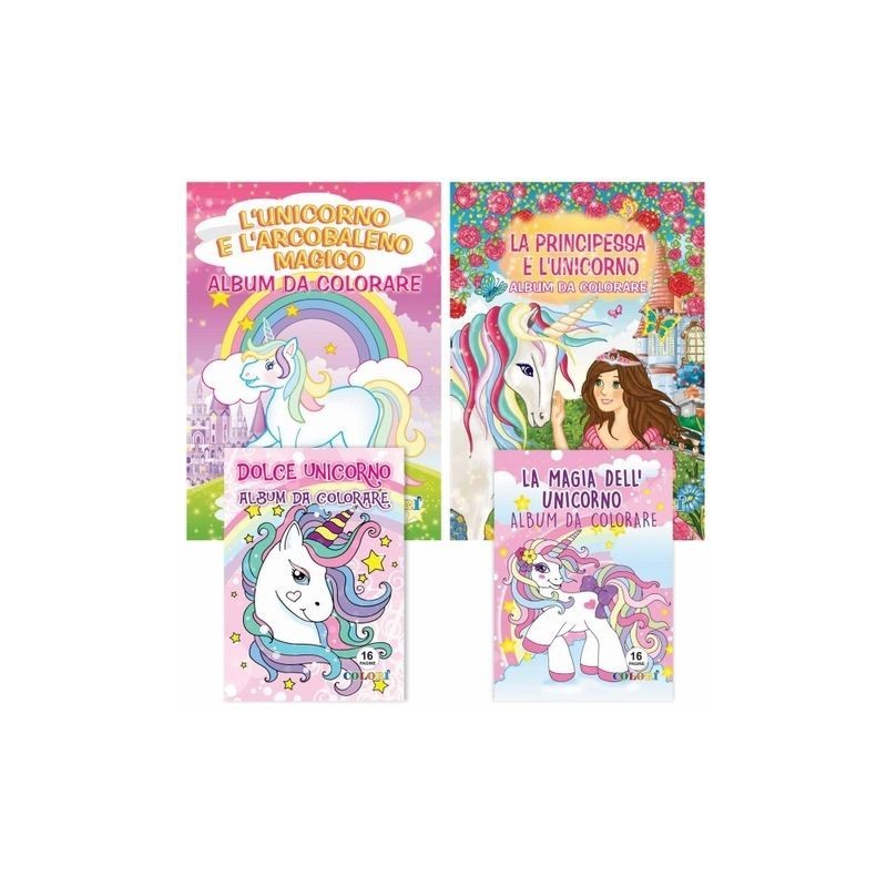 Album da colorare UNICORNI mod.A 00100523