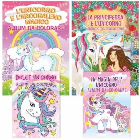 Album da colorare UNICORNI mod.A 00100523