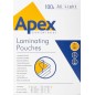 FELLOWES 100 pezzi Pouches per plastificare formato A4 80my Apex 6003201