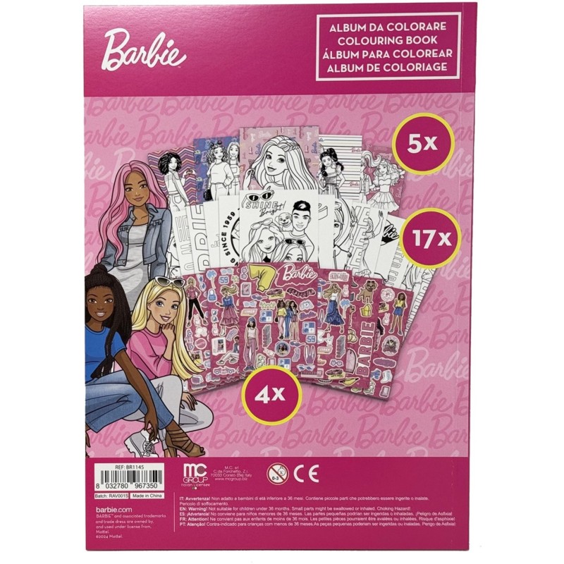 Album da colorare BARBIE