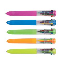 Monikids Penna a Sfera Multicolore 10 Colori Punta Media 1 mm  20/122