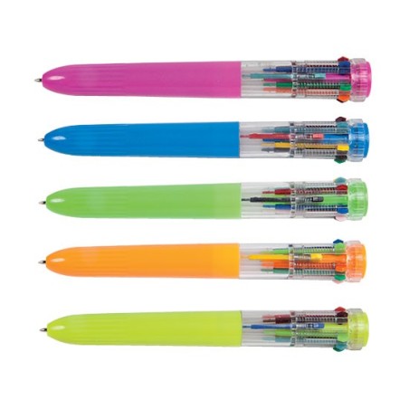 Monikids Penna a Sfera Multicolore 10 Colori Punta Media 1 mm  20/122
