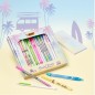 BIC My Pastel Dream Set Scrittura con Penne Gel Cristal Evidenziatori Pennarelli e Astuccio in Silicone 992735