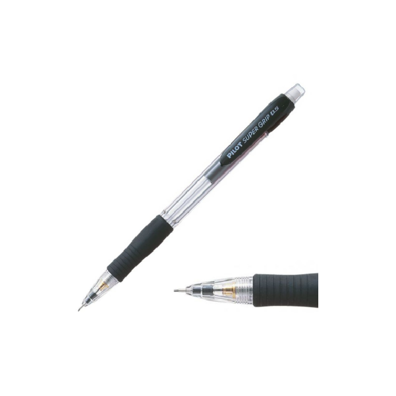 Pilot Super Grip Portamine 0,5 mm con Impugnatura in Gomma e Gommino Integrato 08730