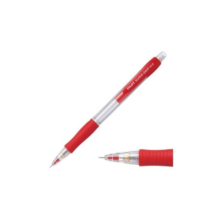 Pilot Super Grip Portamine 0,5 mm con Impugnatura in Gomma e Gommino Integrato 08732