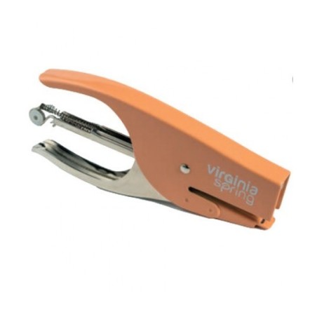 Internet Cucitrice Manuale a Pinza Virginia Spring Pastel Passo 6 Max 18 Fogli Arancio 0101AR