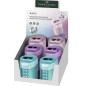 Faber-Castell Temperamatite Doppio Roll-On Sparkle con Serbatoio Colori Assortiti 6pz 183900
