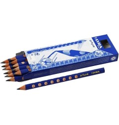 LYRA Matita Grafite Groove Jumbo B Triangolare Ergonomica con Scanalature Antiscivolo L1870101