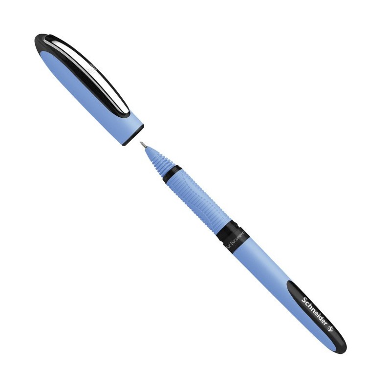 Penna Roller Schneider One Hybrid N Nero Punta Ago 0,3 mm con Inchiostro Indelebile 183401