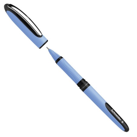 Penna Roller Schneider One Hybrid N Nero Punta Ago 0,3 mm con Inchiostro Indelebile 183401