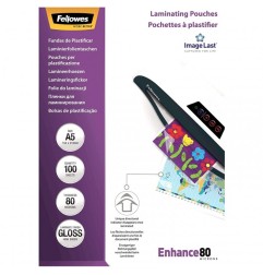 Fellowes Capture Pouches Plastificazione A4 80 Micron Confezione da 100 Pezzi 5306114