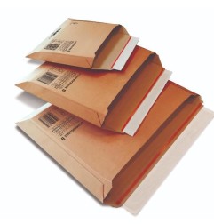Busta E-commerce Pack BM4 Cartone Avana 38x55x7 cm con Strip Adesivo 10 Pezzi 0768