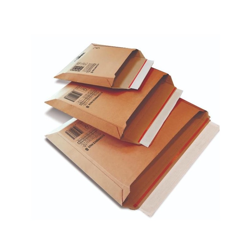 Busta E-commerce Pack BM4 Cartone Avana 38x55x7 cm con Strip Adesivo 10 Pezzi 0768