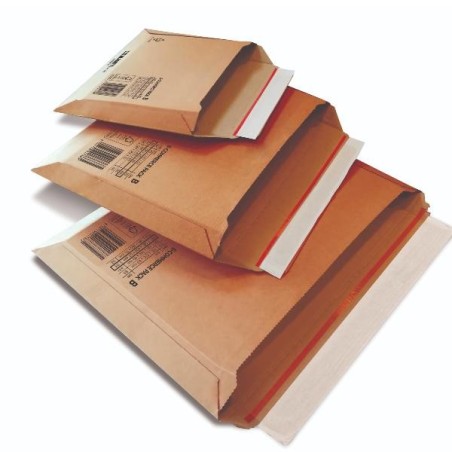 Busta E-commerce Pack BM4 Cartone Avana 38x55x7 cm con Strip Adesivo 10 Pezzi 0768