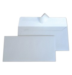 Blasetti Busta Bianca Campidoglio 11x23 cm 100 g/m² Autoadesiva 500 Pezzi 0084