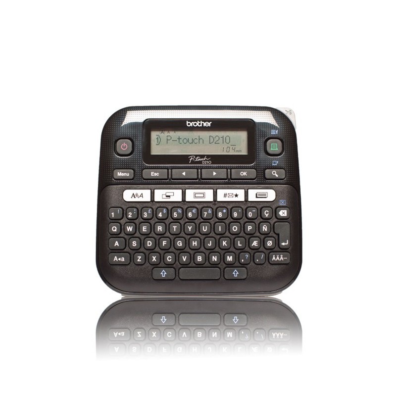 Brother P-touch PT-D210 Etichettatrice Portatile con Display LCD e Tastiera QWERTY