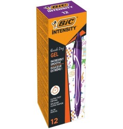 BIC Gel-ocity Quick Dry penna gel viola punta media 0,7 mm 12 Pz 964772