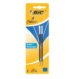 BIC 4 Colours ricariche blu punta media 1.0 mm 2 Pz 931778